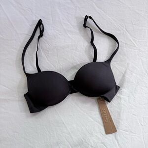 NWT Skims Ultimate Push Up Plunge Bra Black Size 30A